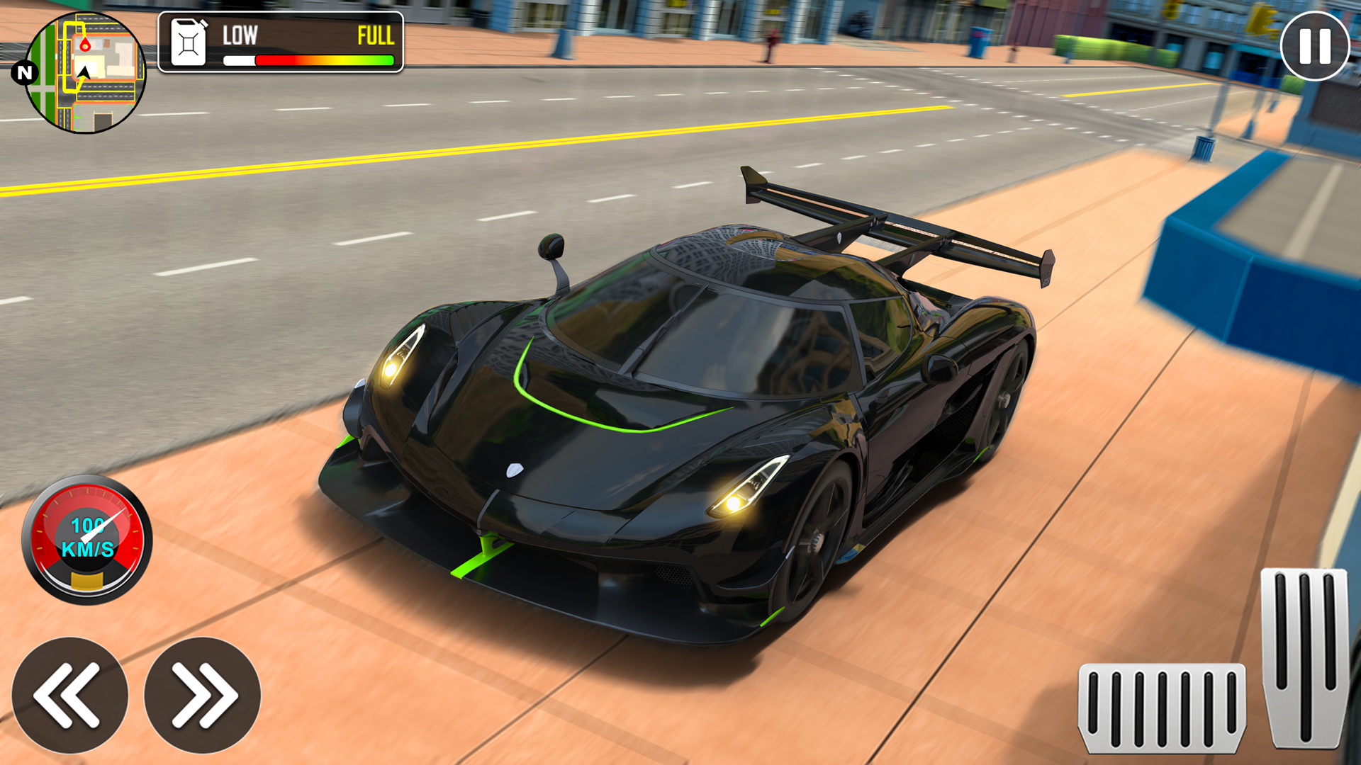 اسکرین شات 1 برنامه Real Car Driving 3D: Car Games