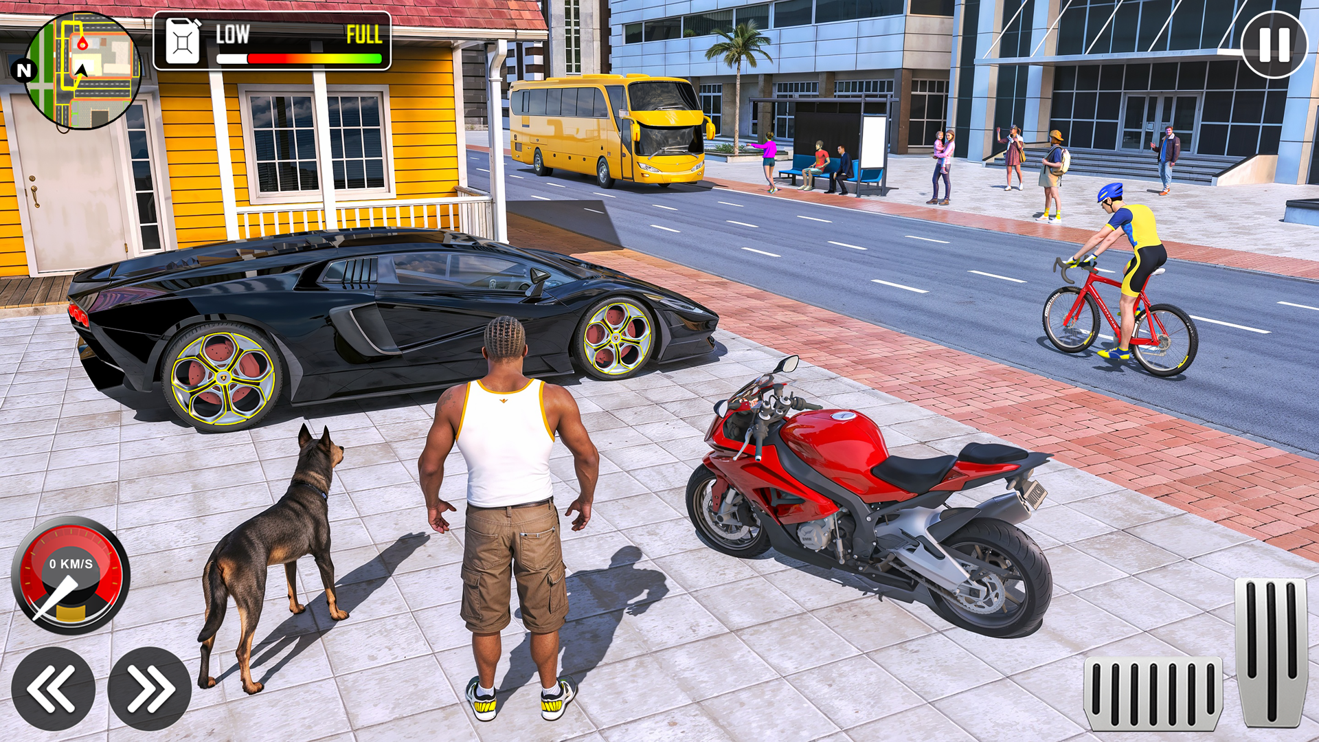 اسکرین شات 2 برنامه Real Car Driving 3D: Car Games