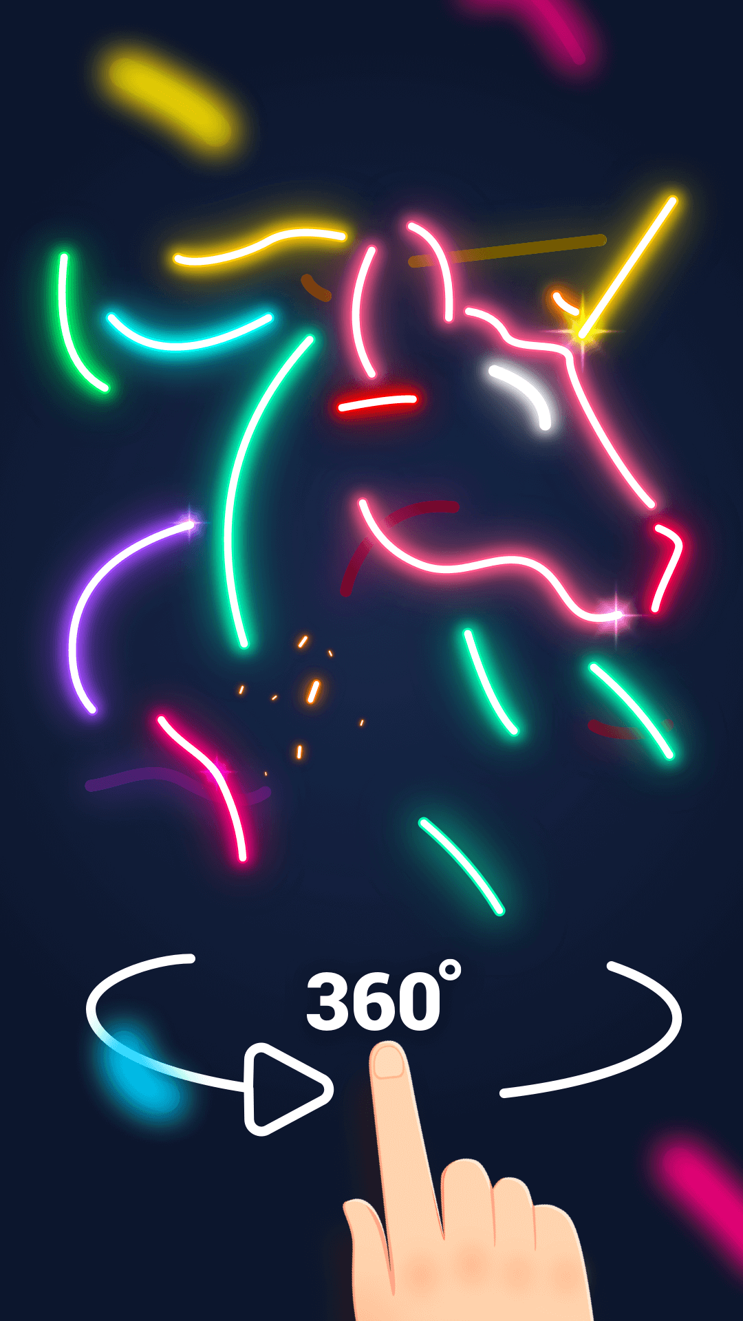 اسکرین شات 2 بازی Brain it: 3D Picture by Line