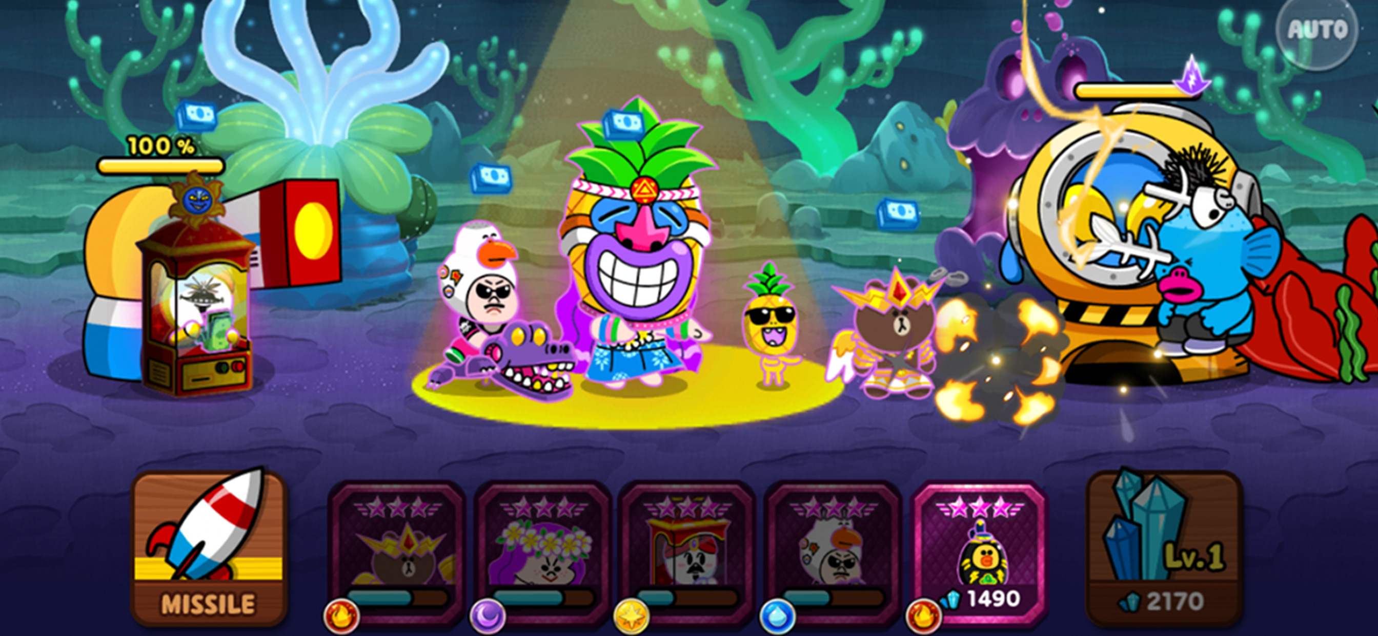 اسکرین شات 1 بازی LINE Rangers: Brown-Cony Wars!