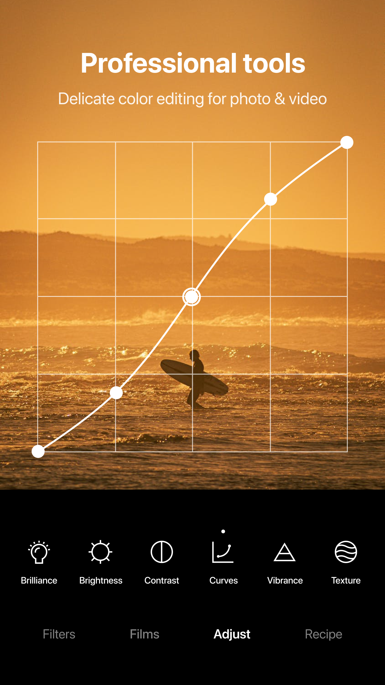 اسکرین شات 4 برنامه Foodie - Filter & Film Camera