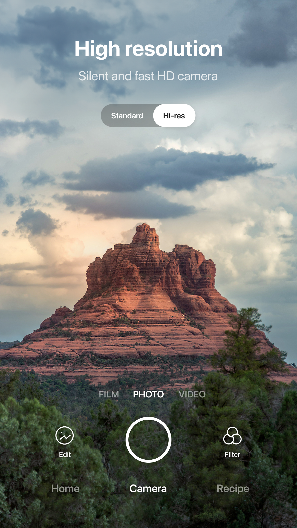 اسکرین شات 5 برنامه Foodie - Filter & Film Camera