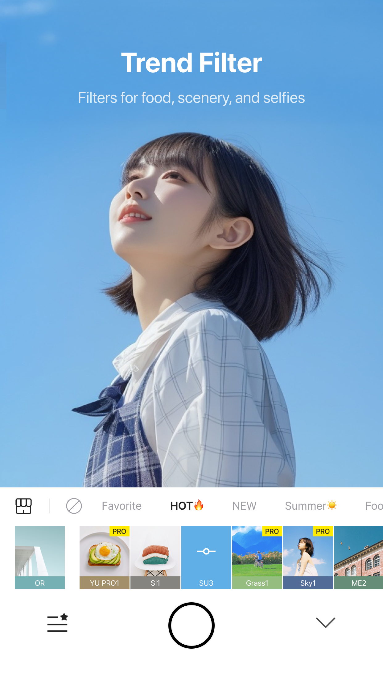 اسکرین شات 2 برنامه Foodie - Filter & Film Camera