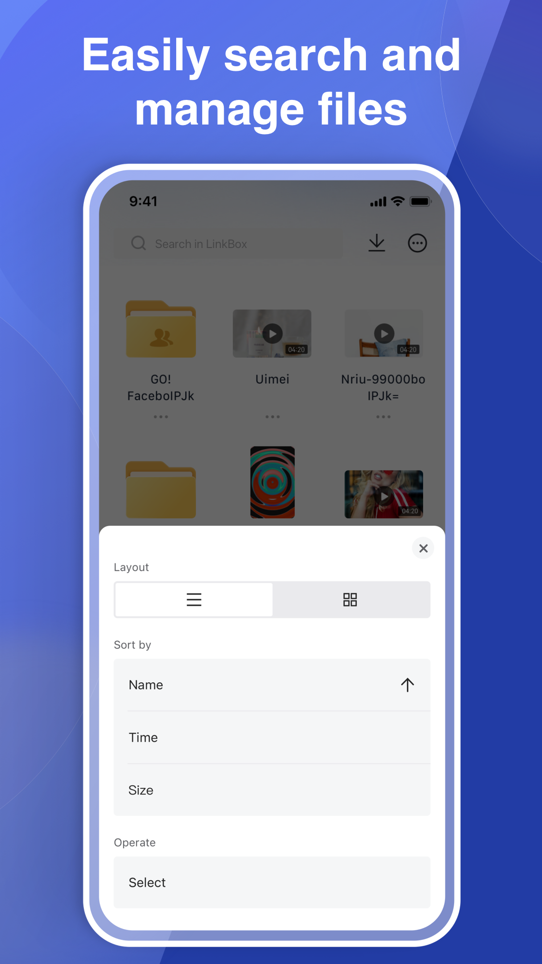 اسکرین شات 7 برنامه LinkBox:Cloud Storage