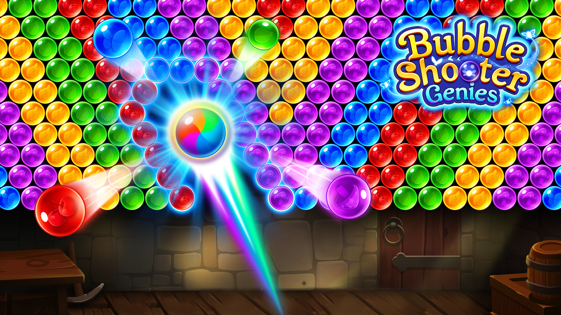 اسکرین شات 3 بازی Bubble Shooter Genies