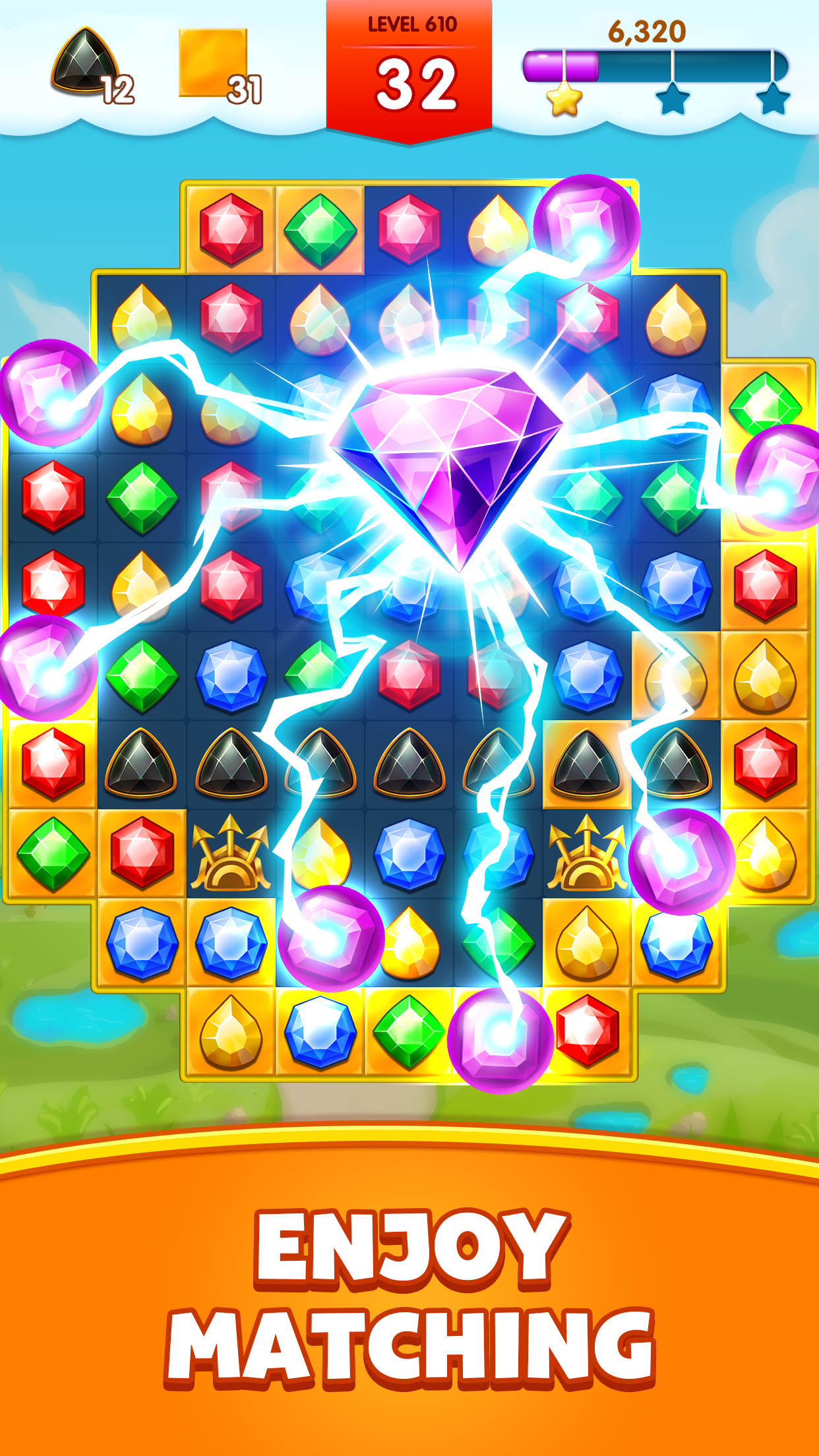 اسکرین شات 3 بازی Jewels Legend - Match 3 Puzzle