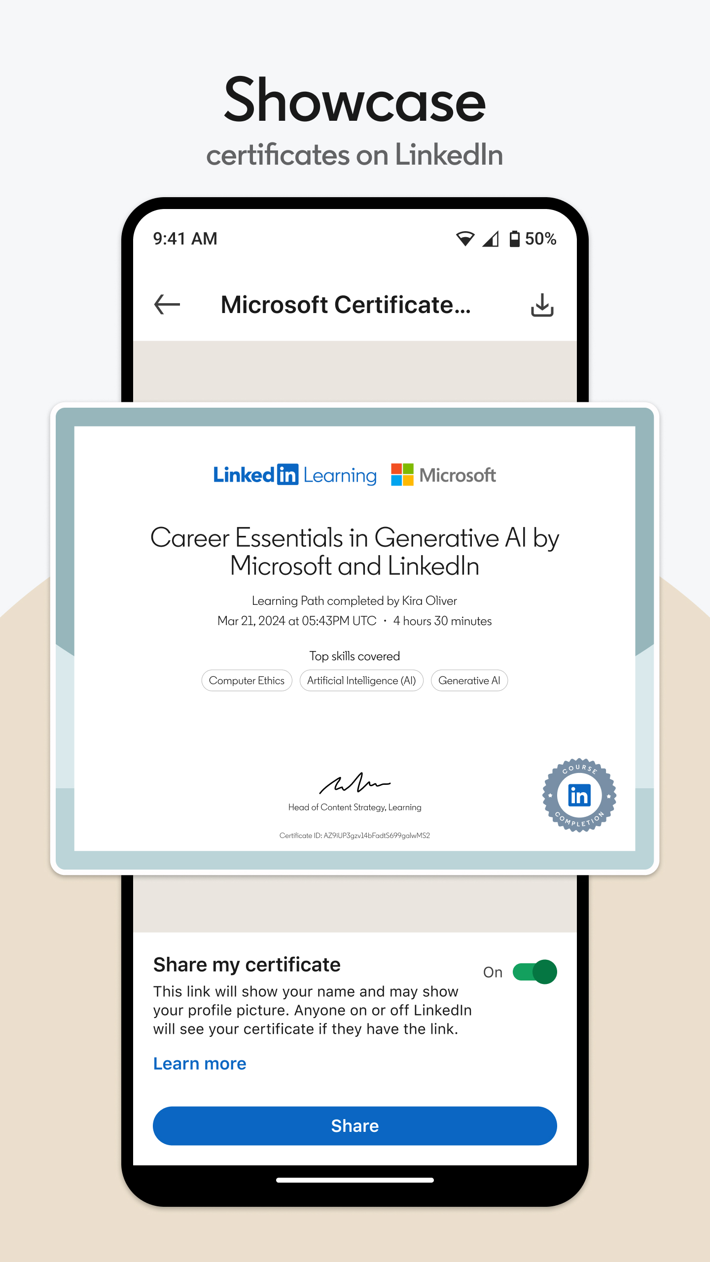 اسکرین شات 6 برنامه LinkedIn Learning