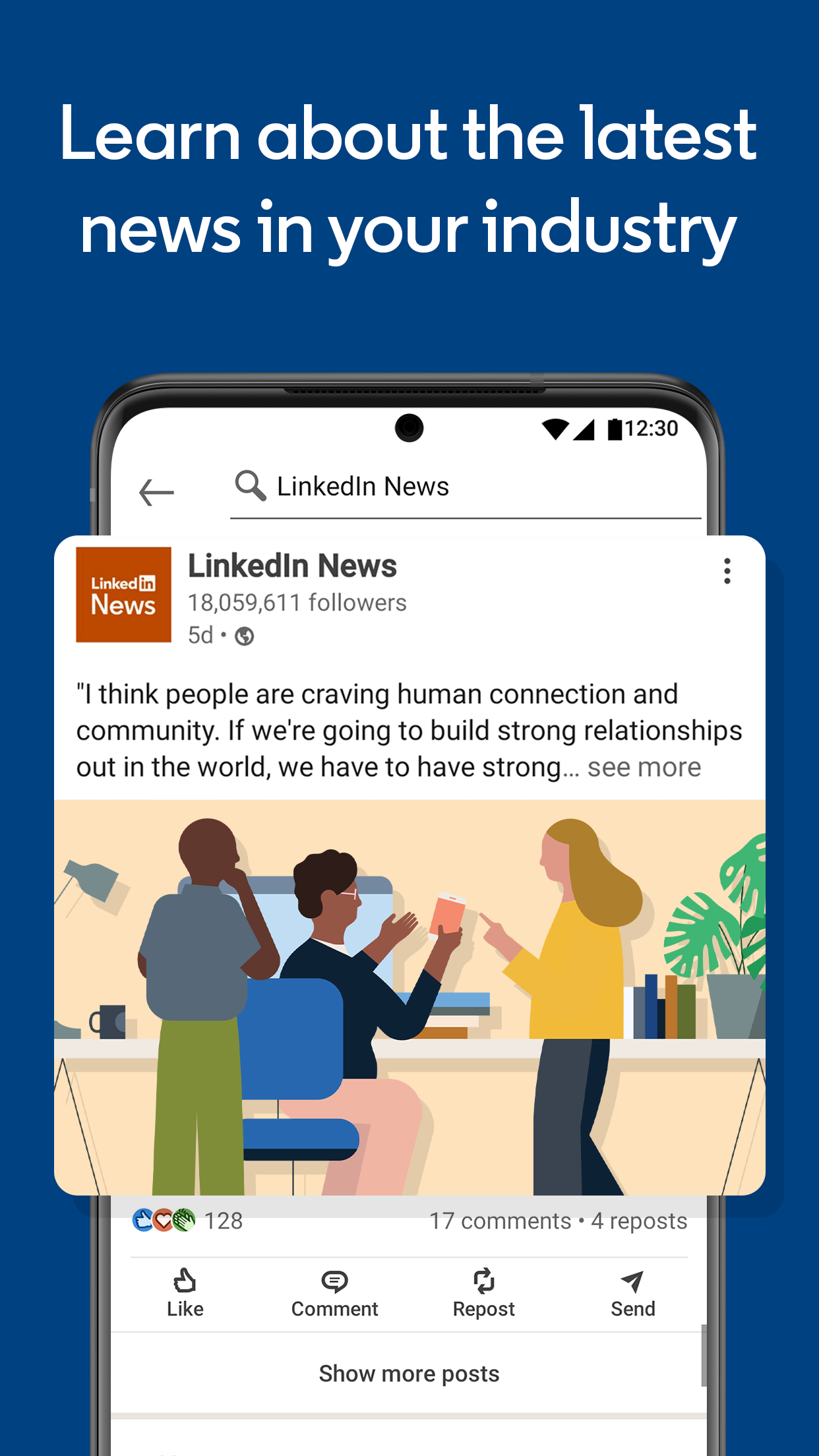 اسکرین شات 3 برنامه linkedin