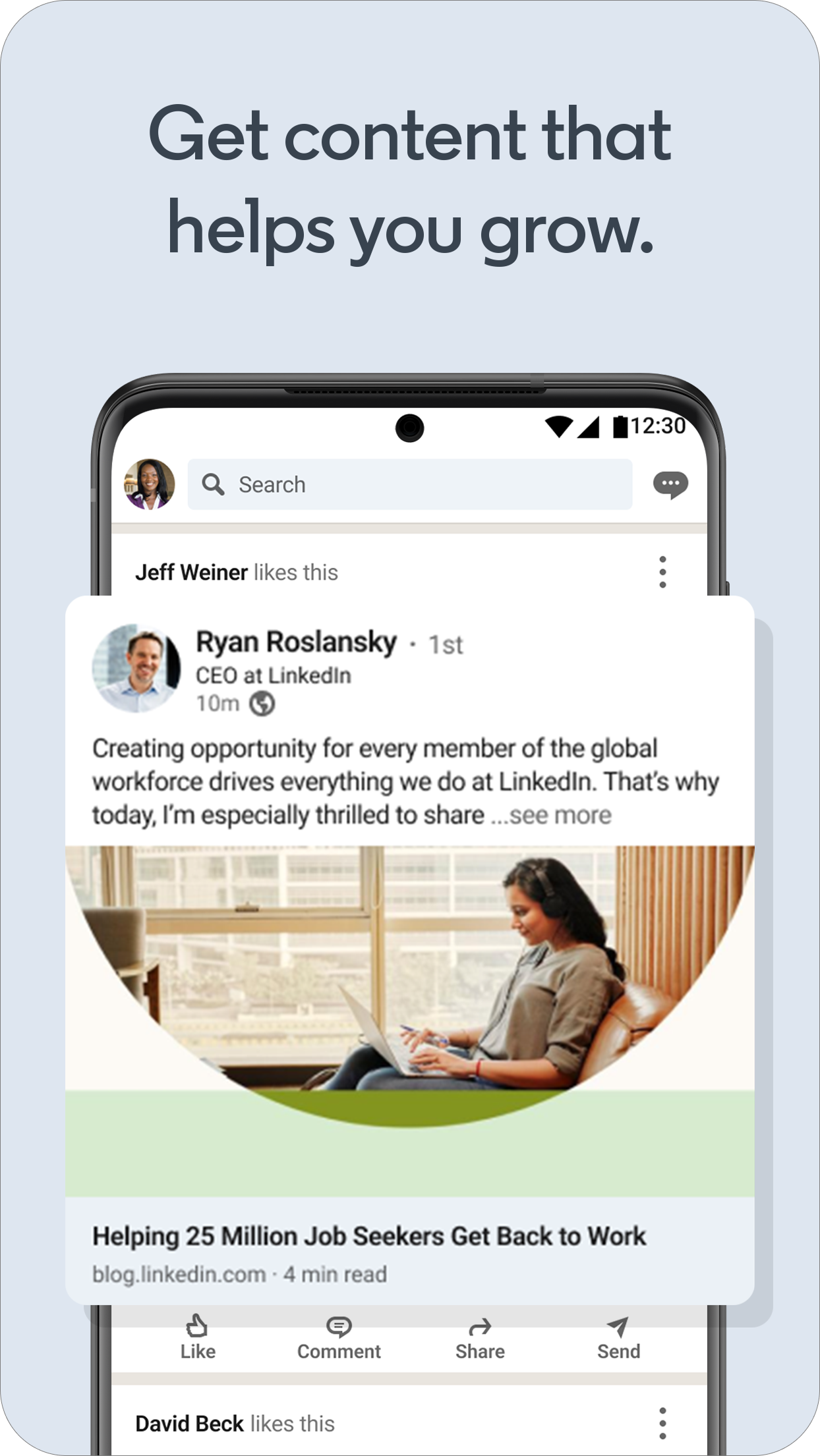 اسکرین شات 5 برنامه linkedin