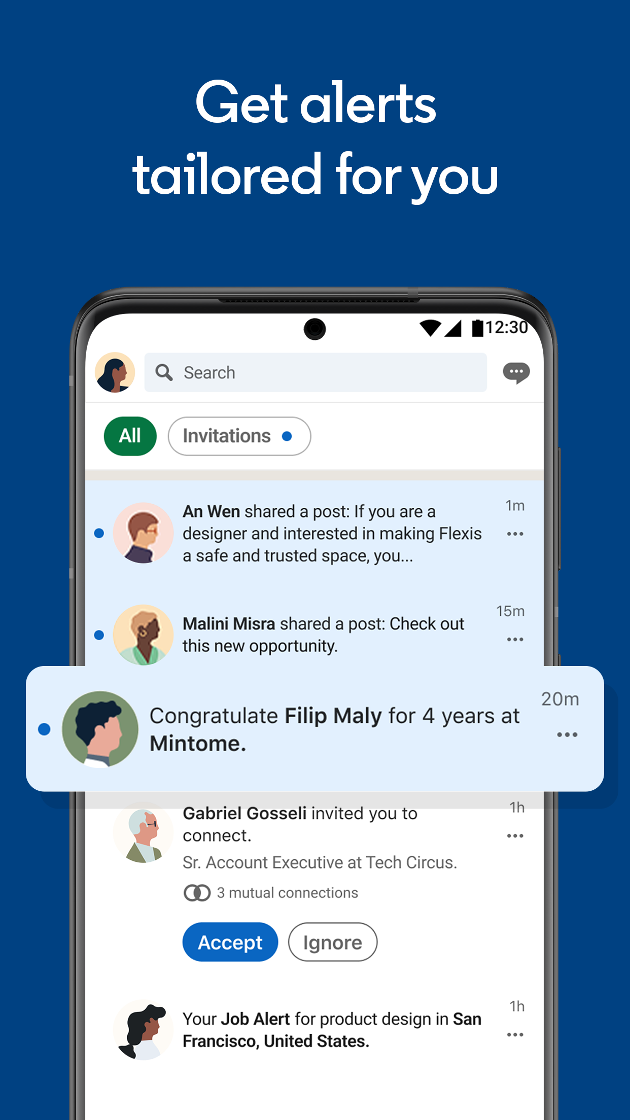 اسکرین شات 4 برنامه linkedin