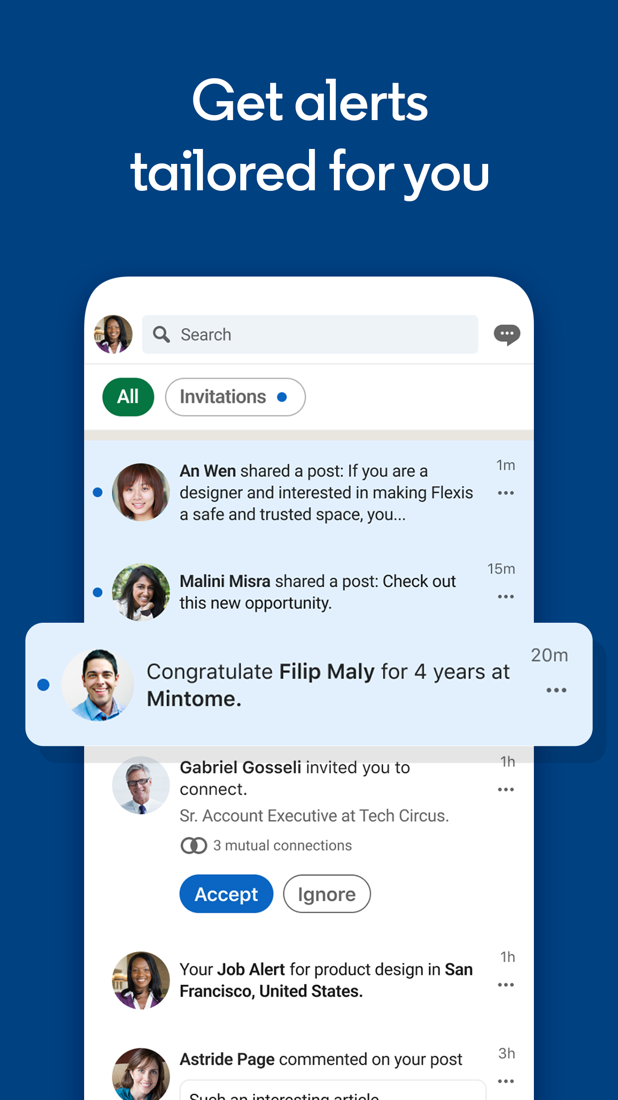 اسکرین شات 4 برنامه linkedin