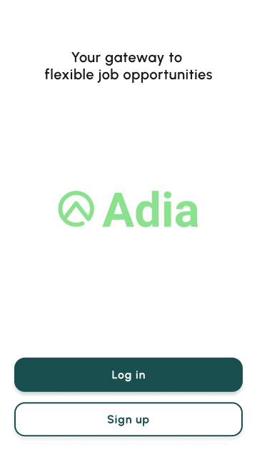 اسکرین شات 1 برنامه Adia - find temporary jobs