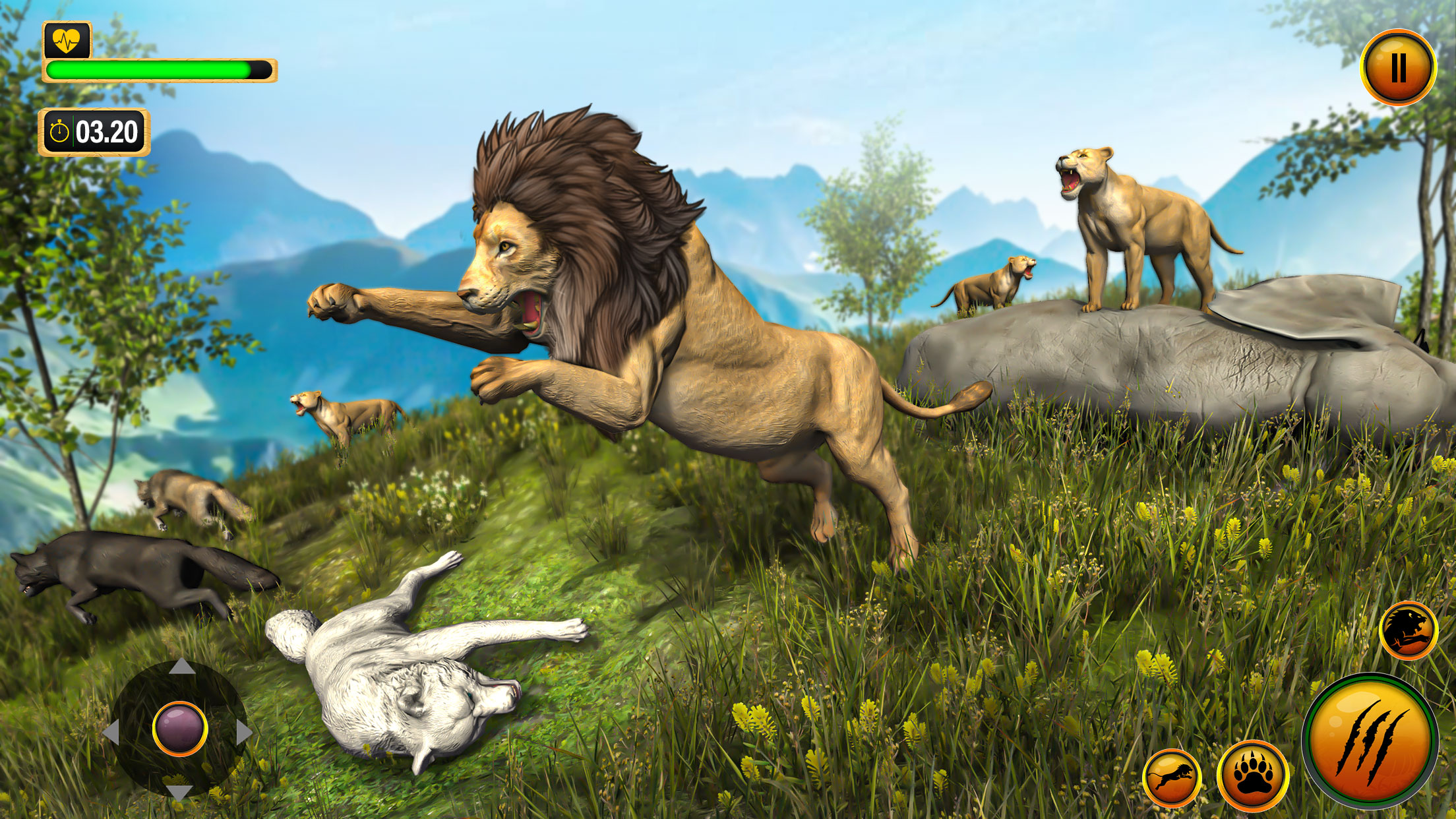 اسکرین شات 3 بازی Lion King Game:Wild Adventure