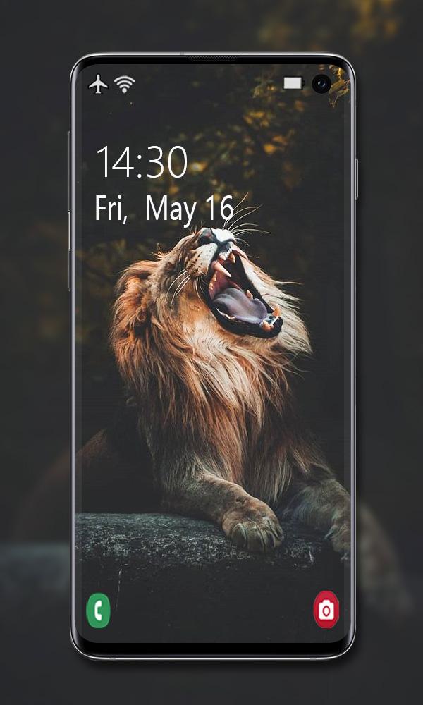 اسکرین شات 3 برنامه Lion Wallpaper