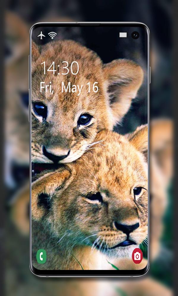 اسکرین شات 6 برنامه Lion Wallpaper