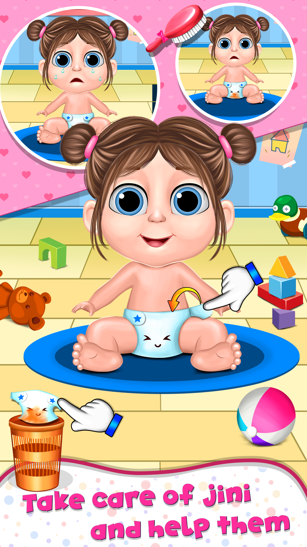 اسکرین شات 3 بازی Daughter Jini  Babysitter care