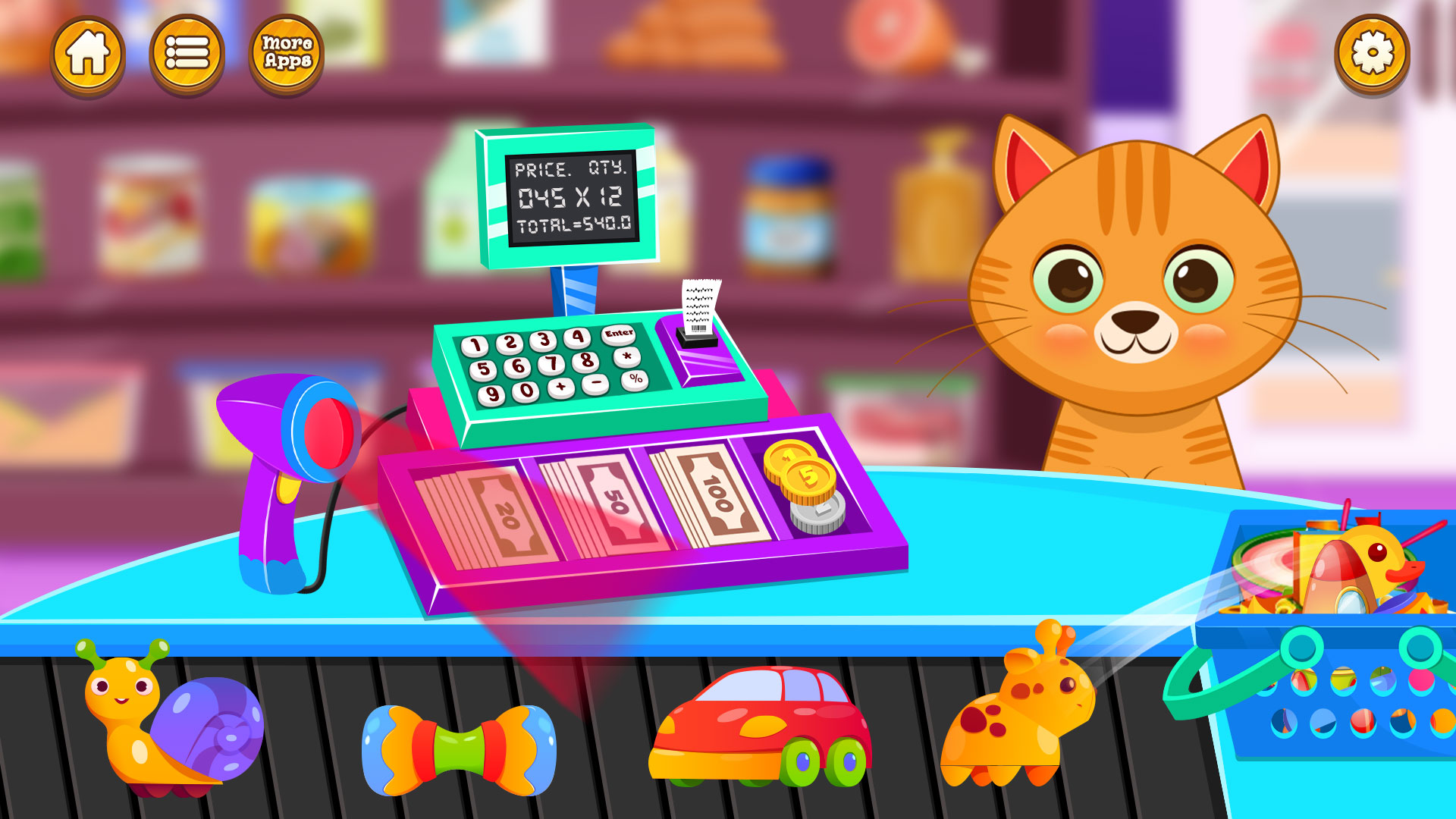 اسکرین شات 4 برنامه Virtual cat pet care life
