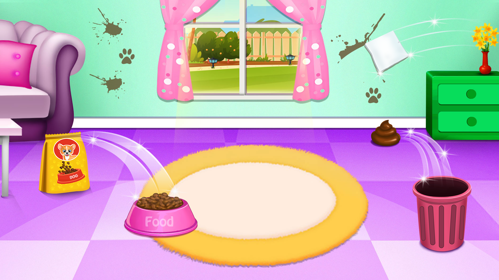 اسکرین شات 4 بازی Clean Up: Girls Cleaning Games