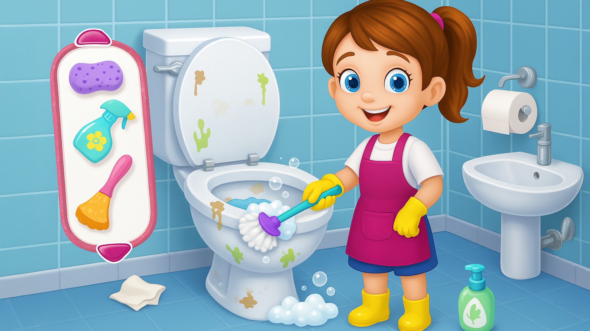 اسکرین شات 1 بازی Princess Home Cleanup