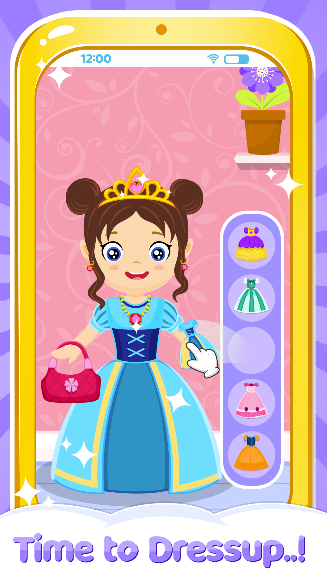 اسکرین شات 2 بازی princess phone game
