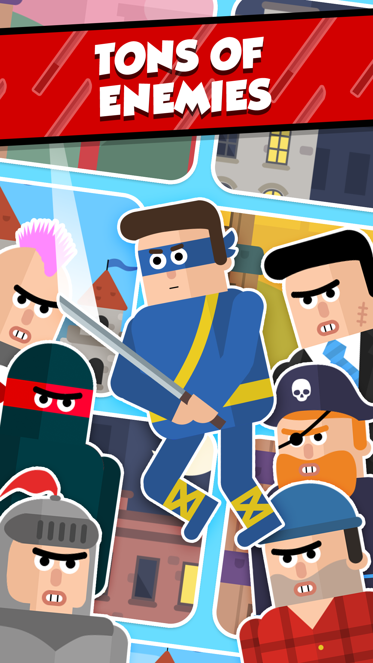 اسکرین شات 3 بازی Mr Ninja - Slicey Puzzles