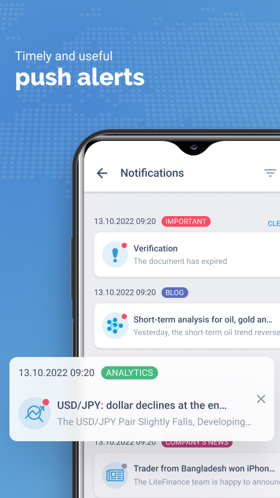 اسکرین شات 3 برنامه LiteFinance mobile trading