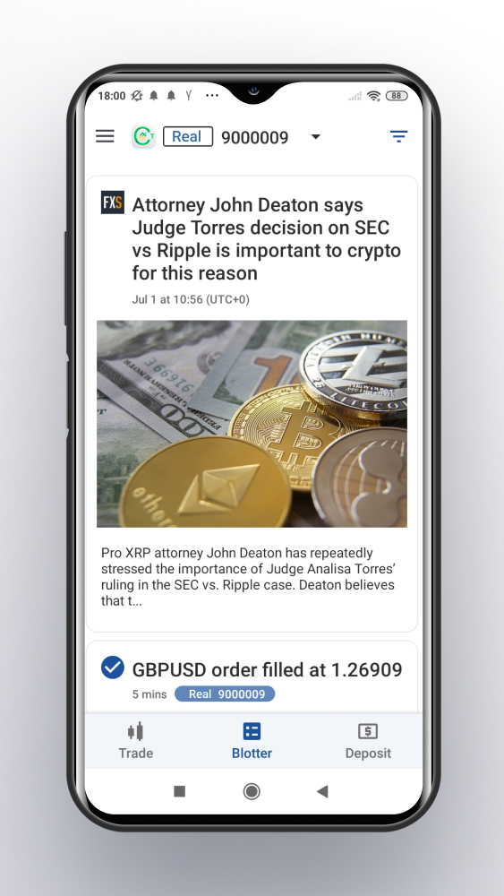 اسکرین شات 5 برنامه LiteFinance cTrader