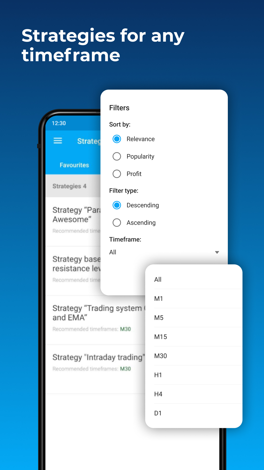 اسکرین شات 4 برنامه Forex – trading strategies