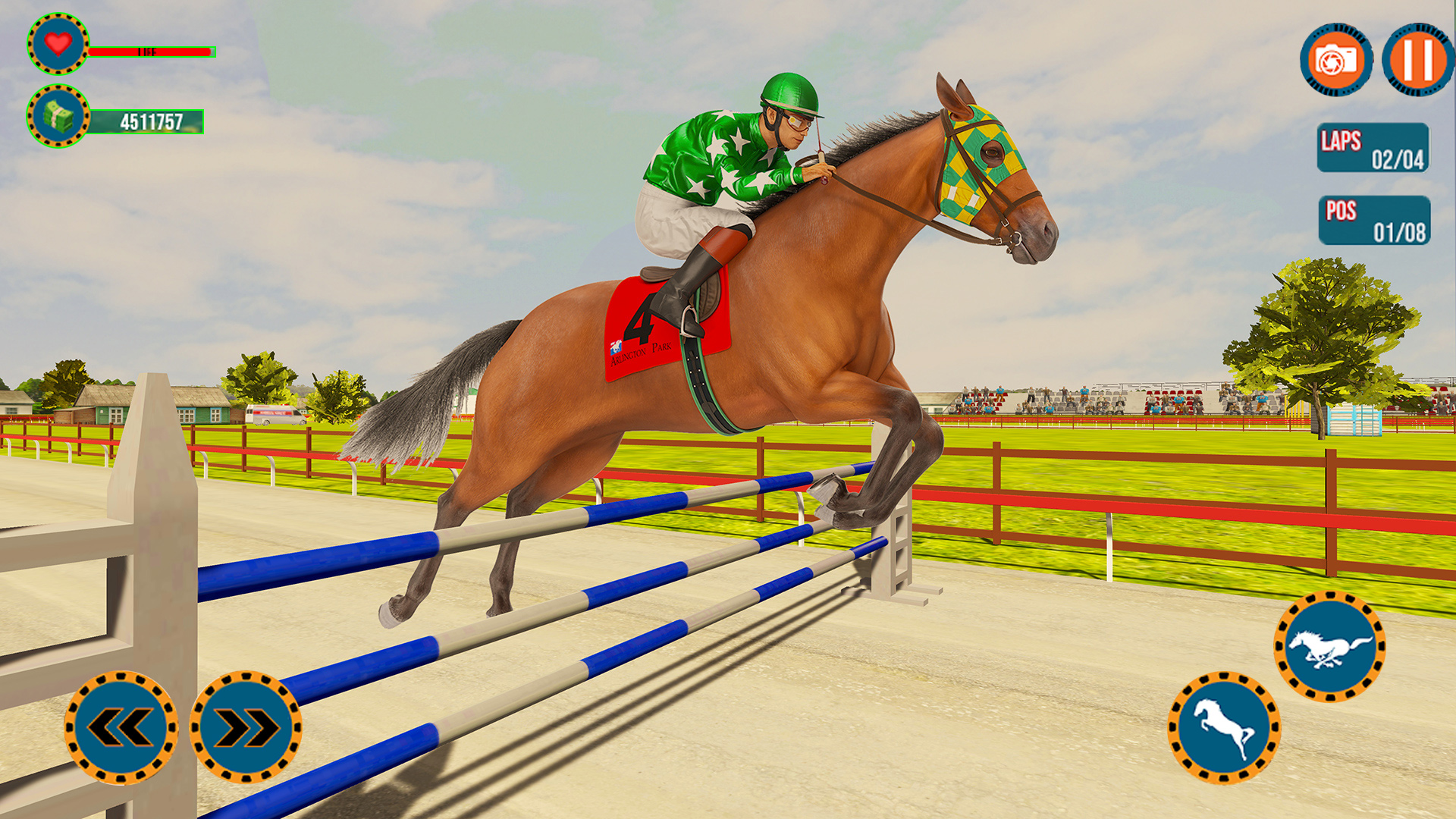 اسکرین شات 1 بازی Horse Riding:Horse Racing Game