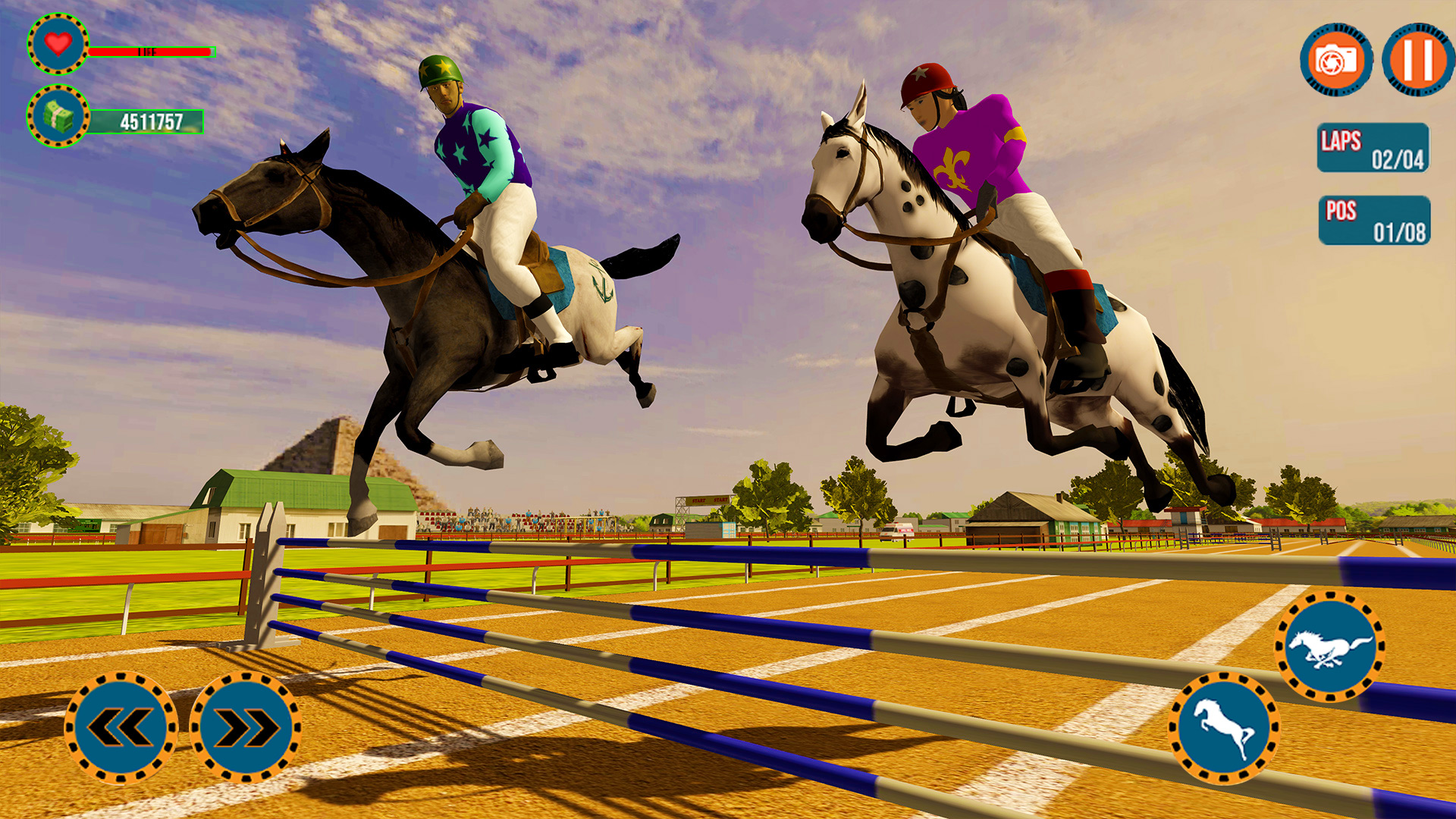 اسکرین شات 4 بازی Horse Riding:Horse Racing Game