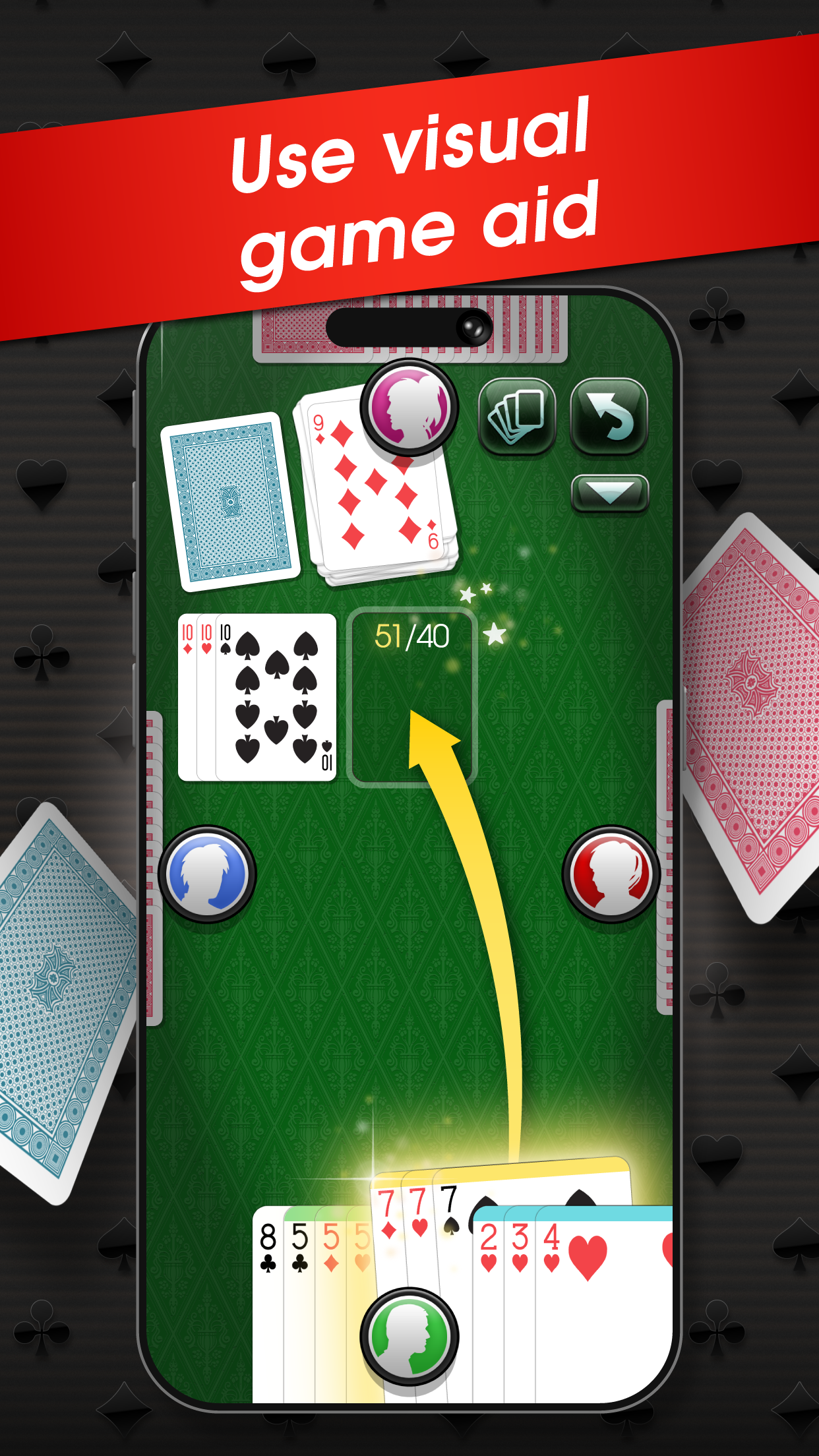 اسکرین شات 2 بازی Rummy - offline card game