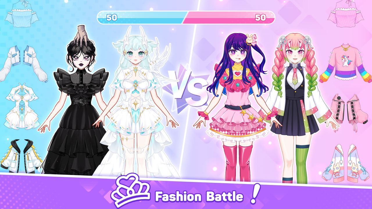 اسکرین شات 6 بازی Anime Cosplay Princess Dressup