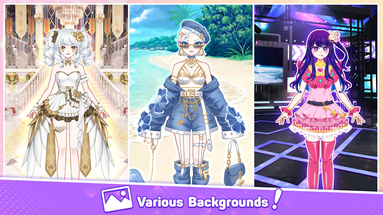 اسکرین شات 5 بازی Anime Cosplay Princess Dressup