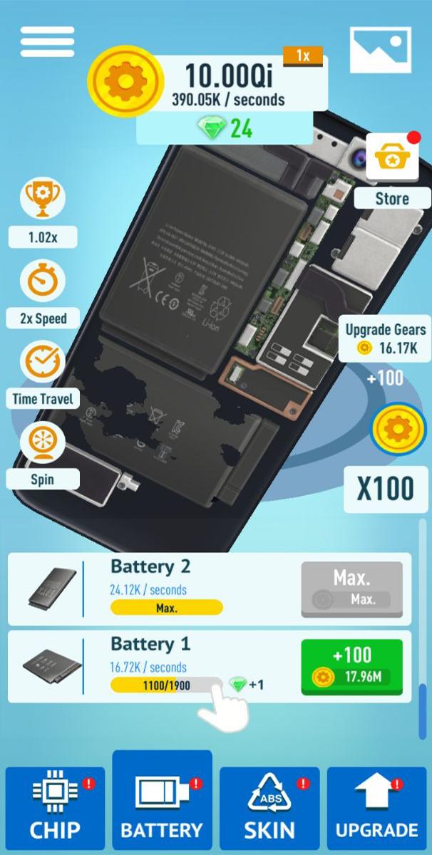اسکرین شات 2 بازی Idle Gadgets: Tap Games