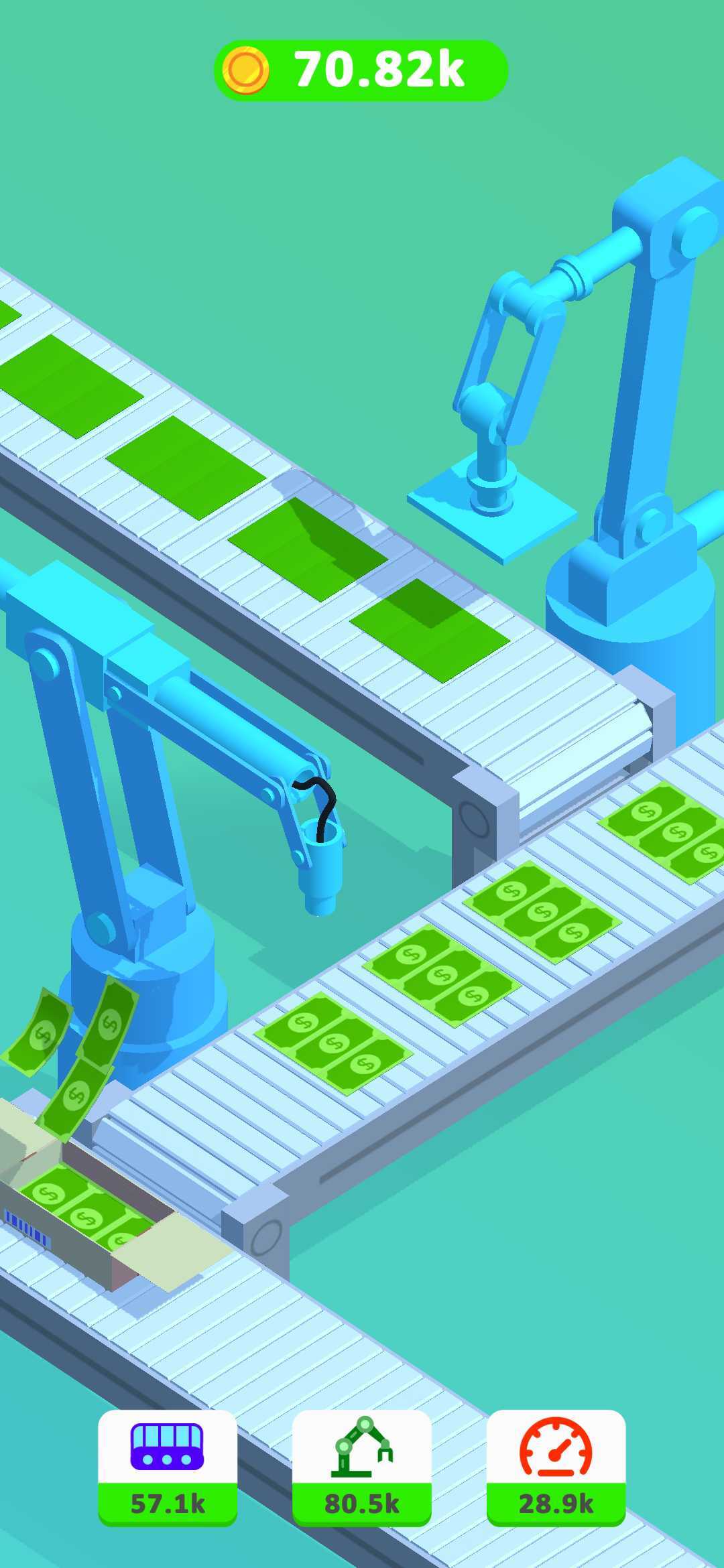 اسکرین شات 1 بازی Idle Money Factory