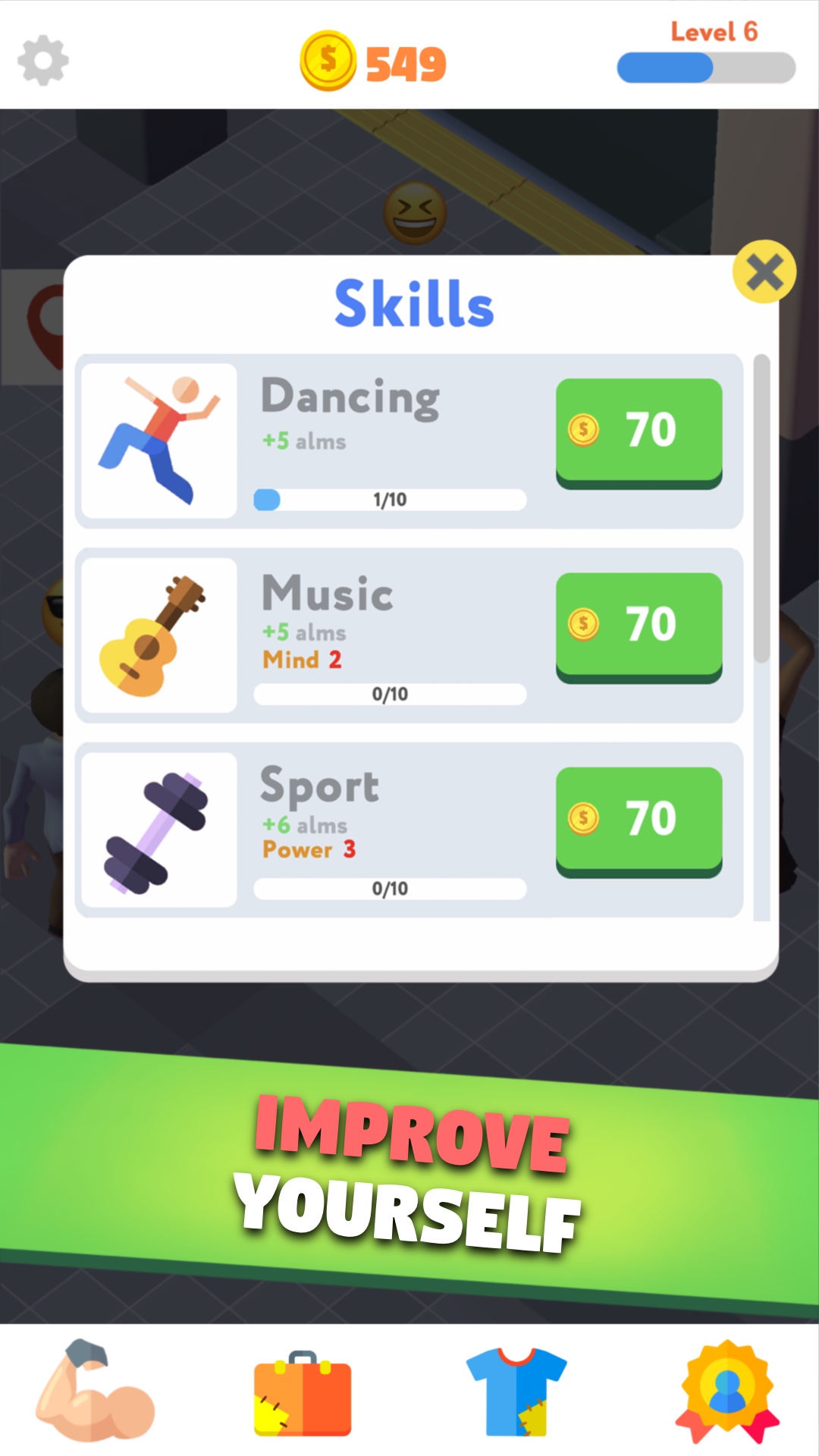 اسکرین شات 4 بازی Idle Nomad - Bum Clicker
