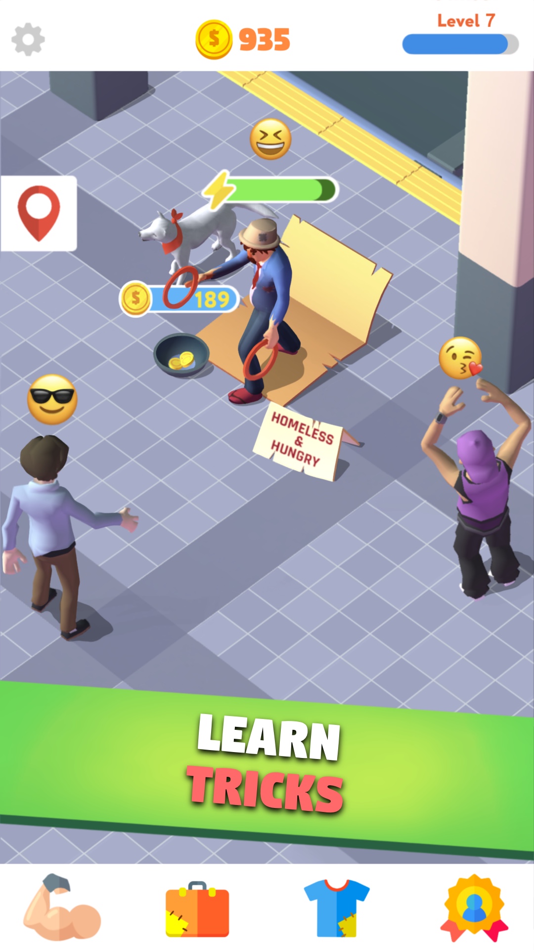 اسکرین شات 5 بازی Idle Nomad - Bum Clicker