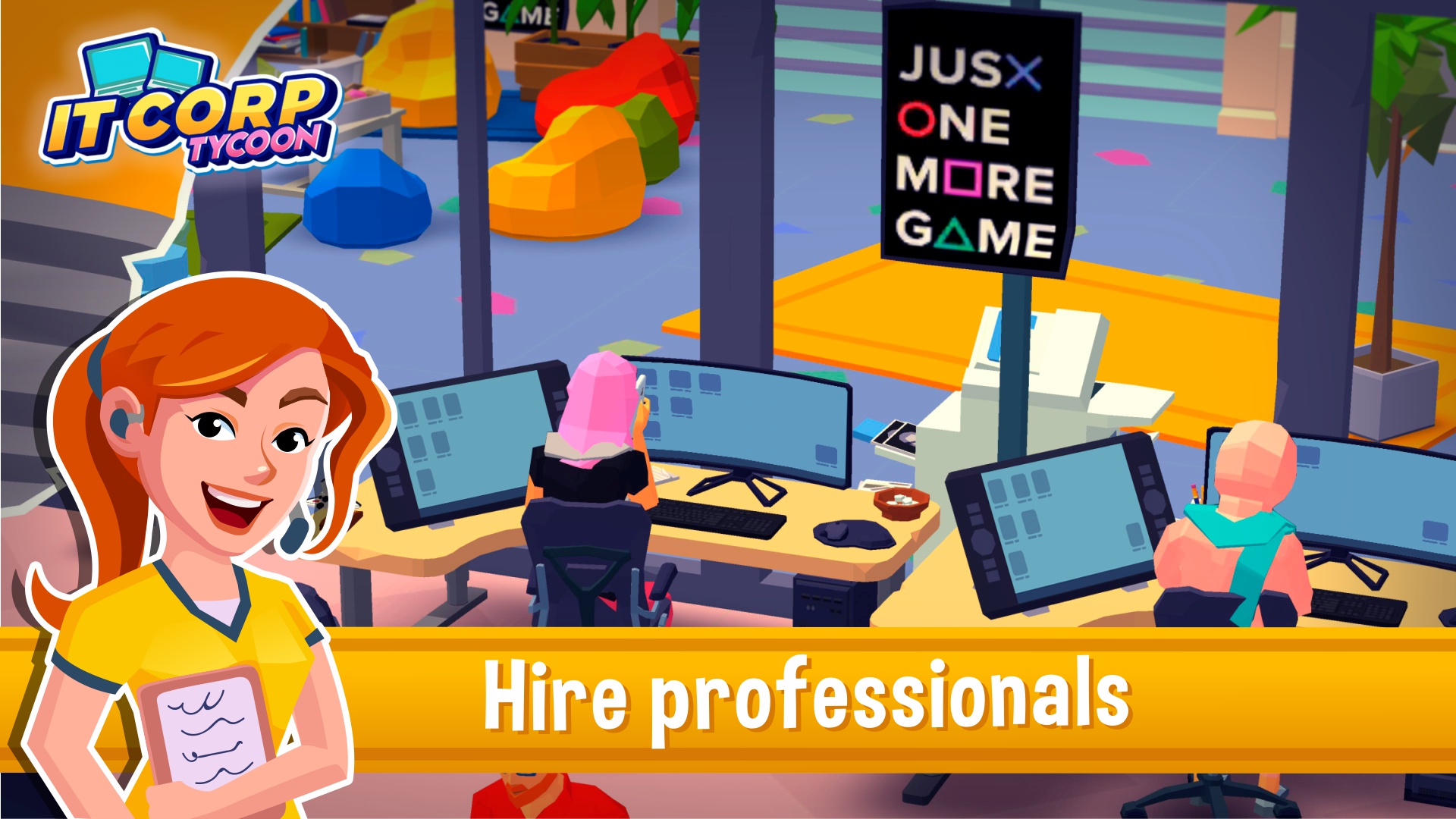 اسکرین شات 1 بازی Startup Empire - Idle Tycoon