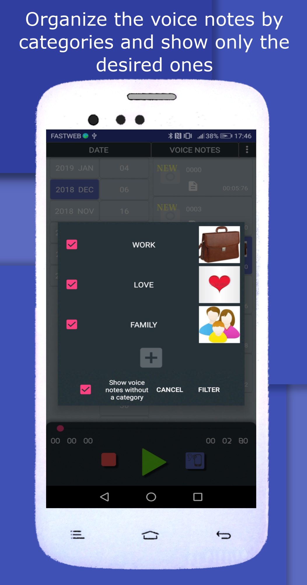 اسکرین شات 7 برنامه Opus Player - WhatsApp Audio