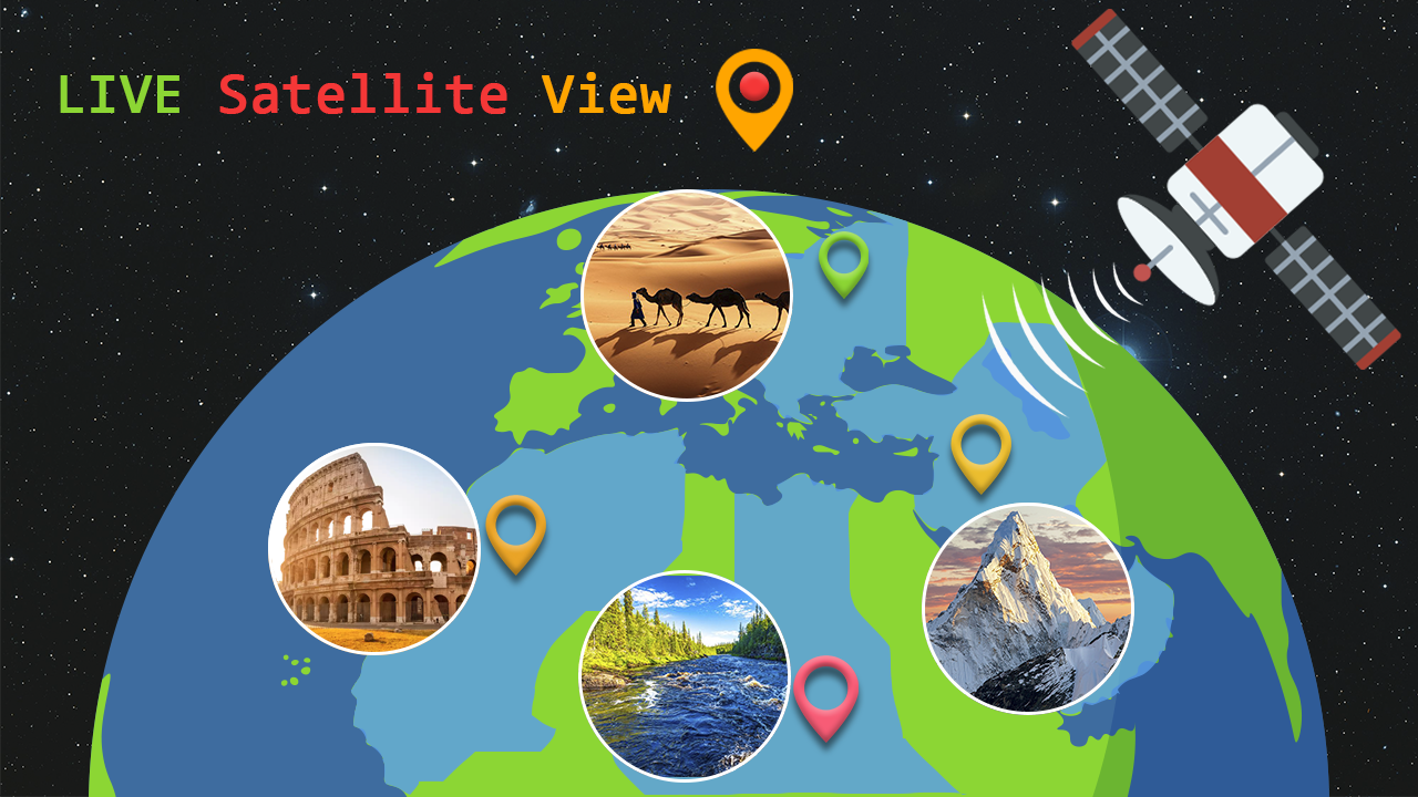 اسکرین شات 4 برنامه Live Earth Map-Street View Map