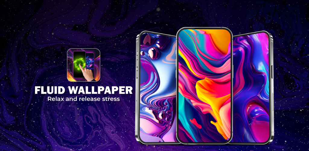 اسکرین شات 1 برنامه 4D Wallpaper: Fluid Simulation