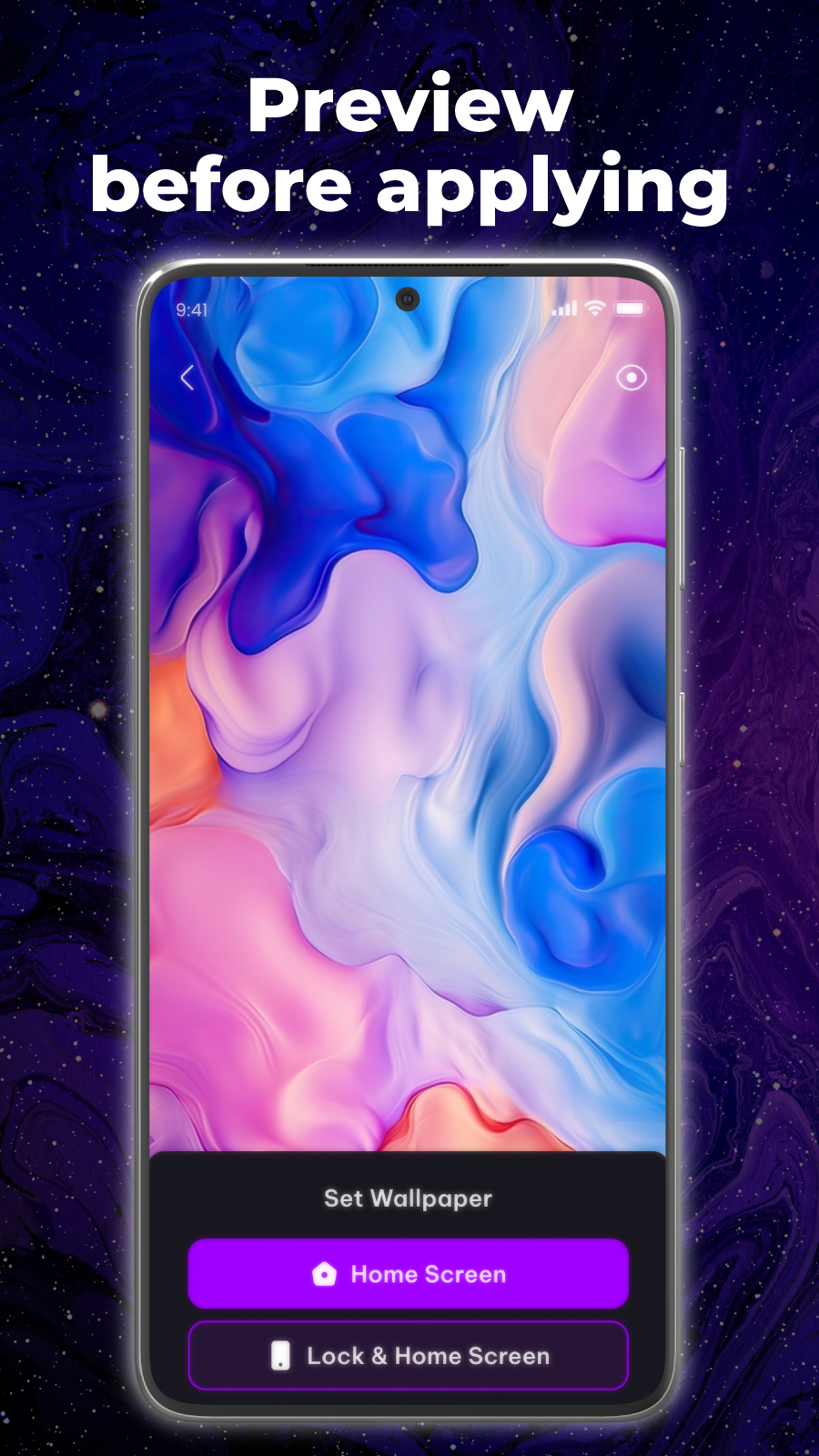 اسکرین شات 6 برنامه 4D Wallpaper: Fluid Simulation
