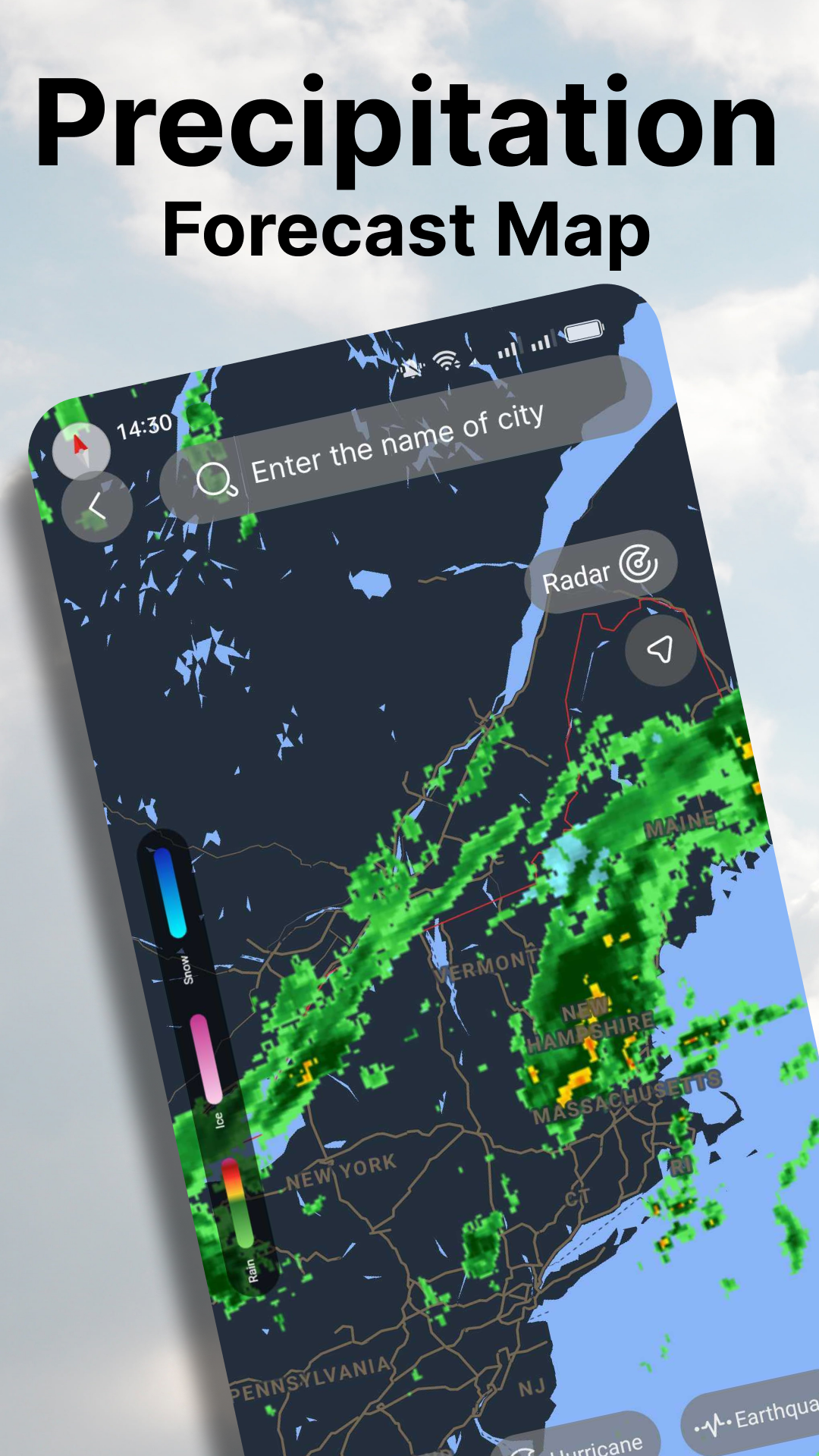 اسکرین شات 4 برنامه WeatherPlus: Radar&Air Quality
