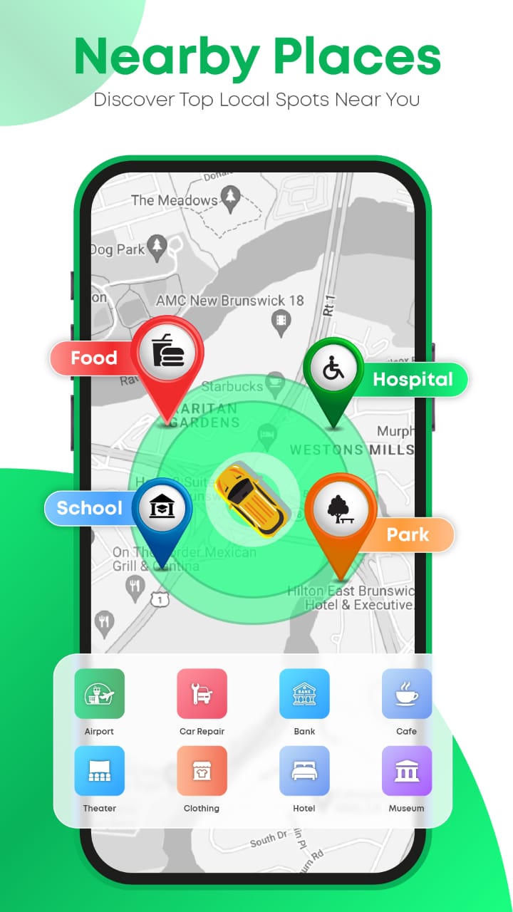 اسکرین شات 4 برنامه AI GPS Navigation & Maps