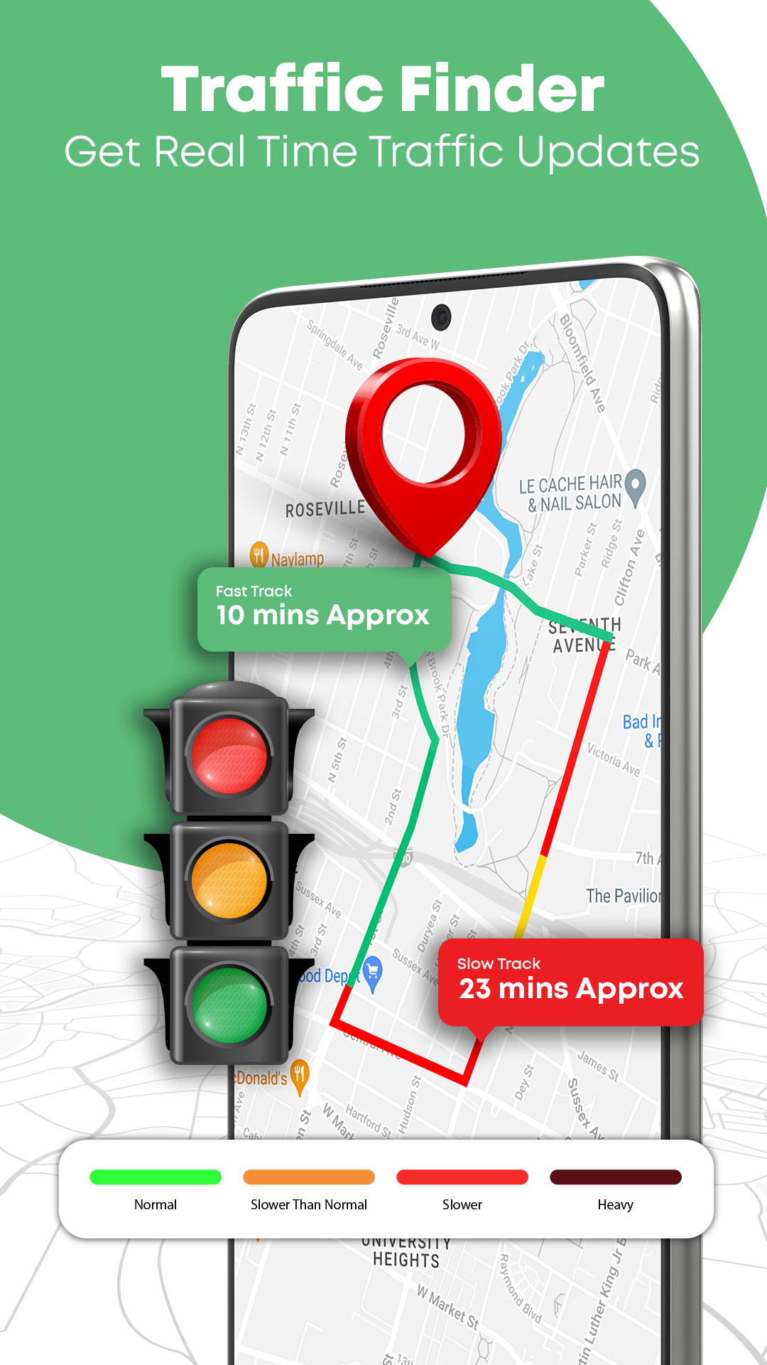 اسکرین شات 2 برنامه Live GPS Satellite - Earth Map