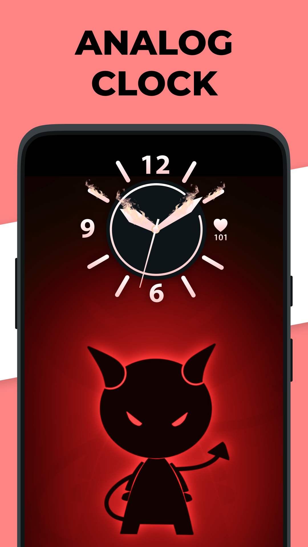 اسکرین شات 2 برنامه Live Clock wallpaper app