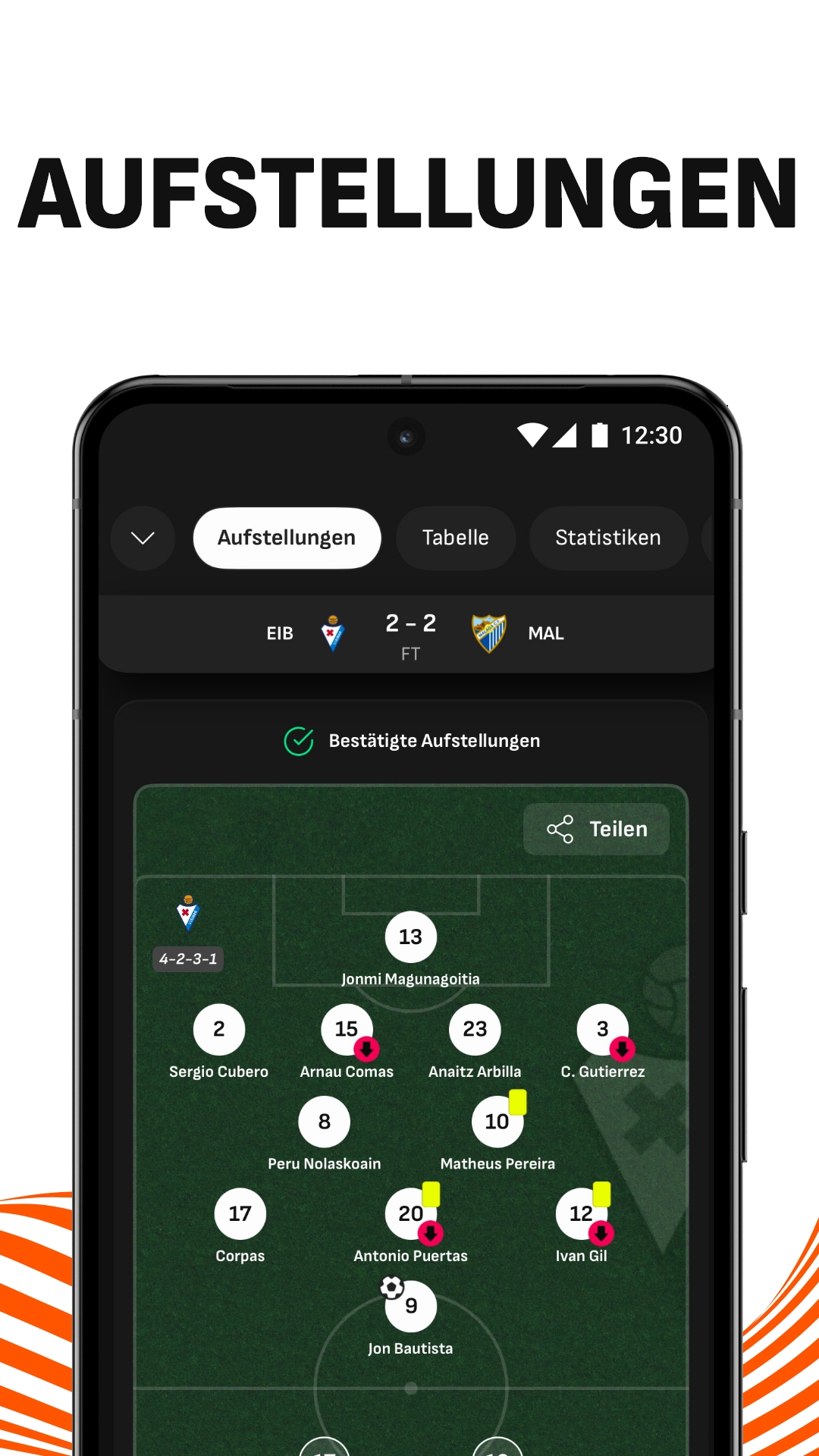 اسکرین شات 6 برنامه LiveScore Live-Sportergebnisse