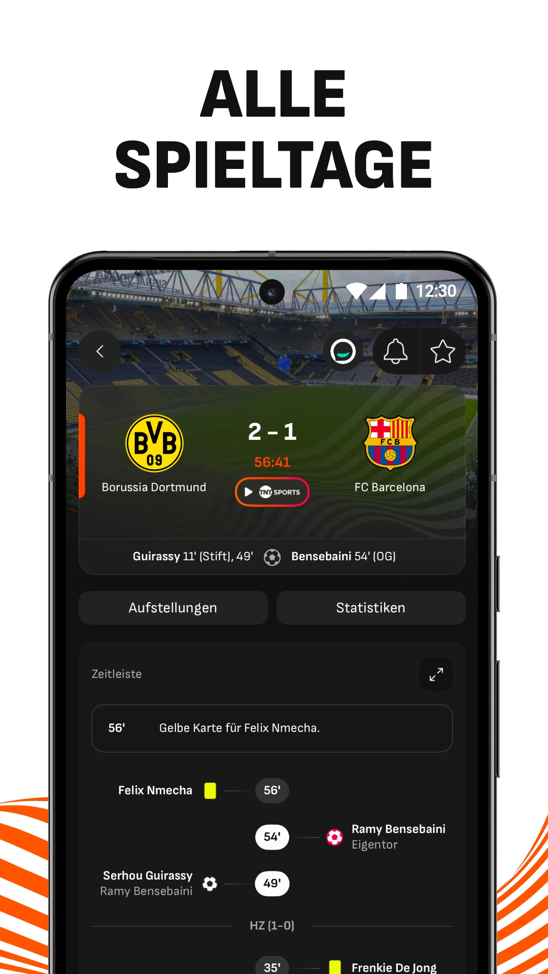 اسکرین شات 3 برنامه LiveScore Live-Sportergebnisse