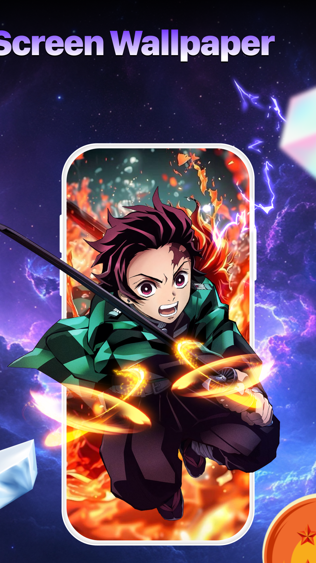 اسکرین شات 4 برنامه MAW: My 3D Anime Wallpaper