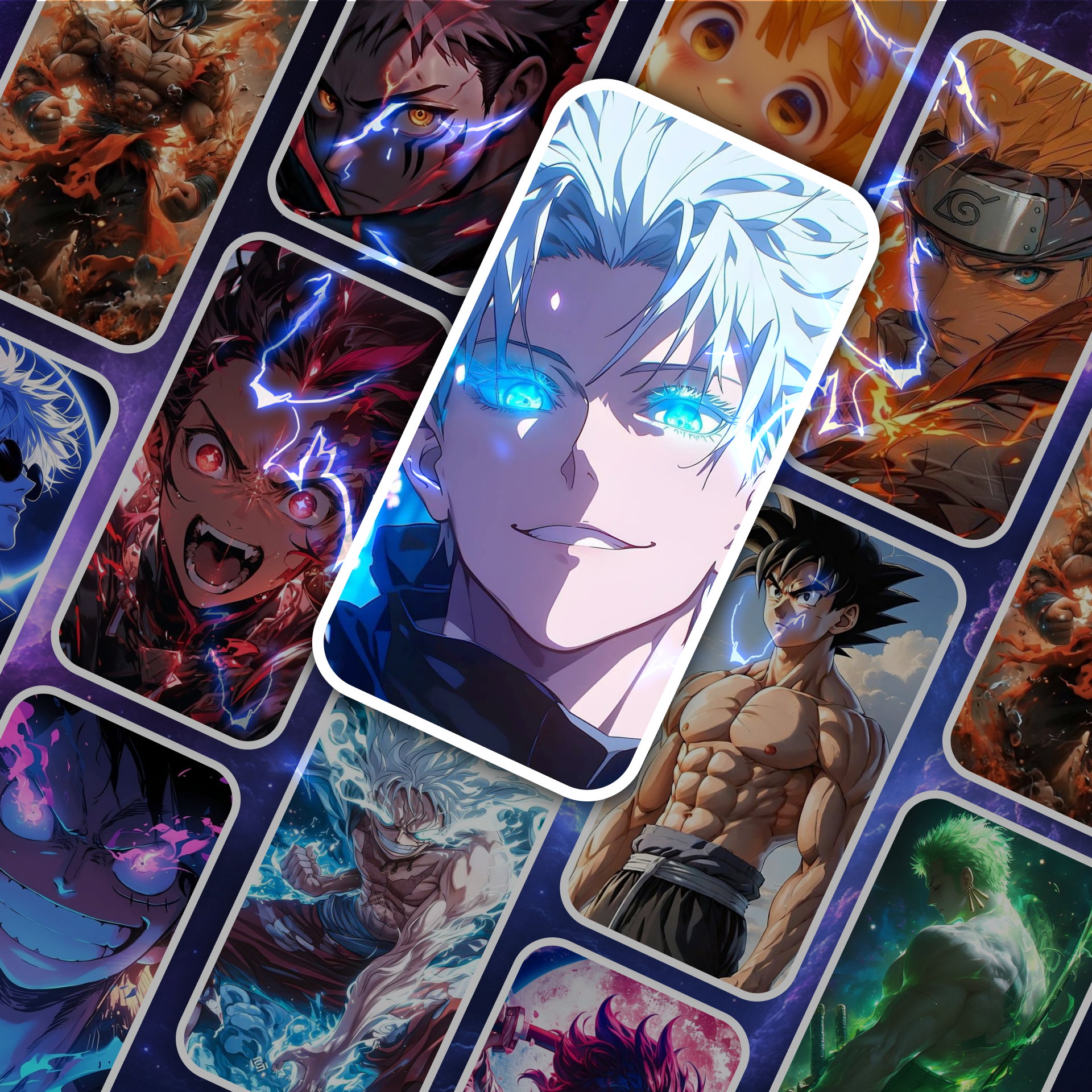 اسکرین شات 1 برنامه MAW: My 3D Anime Wallpaper